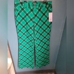 NWT Wild Fable Green plaid Pant